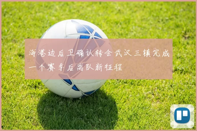 海港边后卫确认转会武汉三镇完成一个赛季后离队新征程
